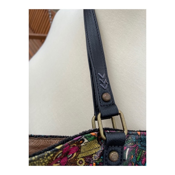 SOLD Sakroots Boho Tote Bag Purse Floral Print - Picture 14 of 16